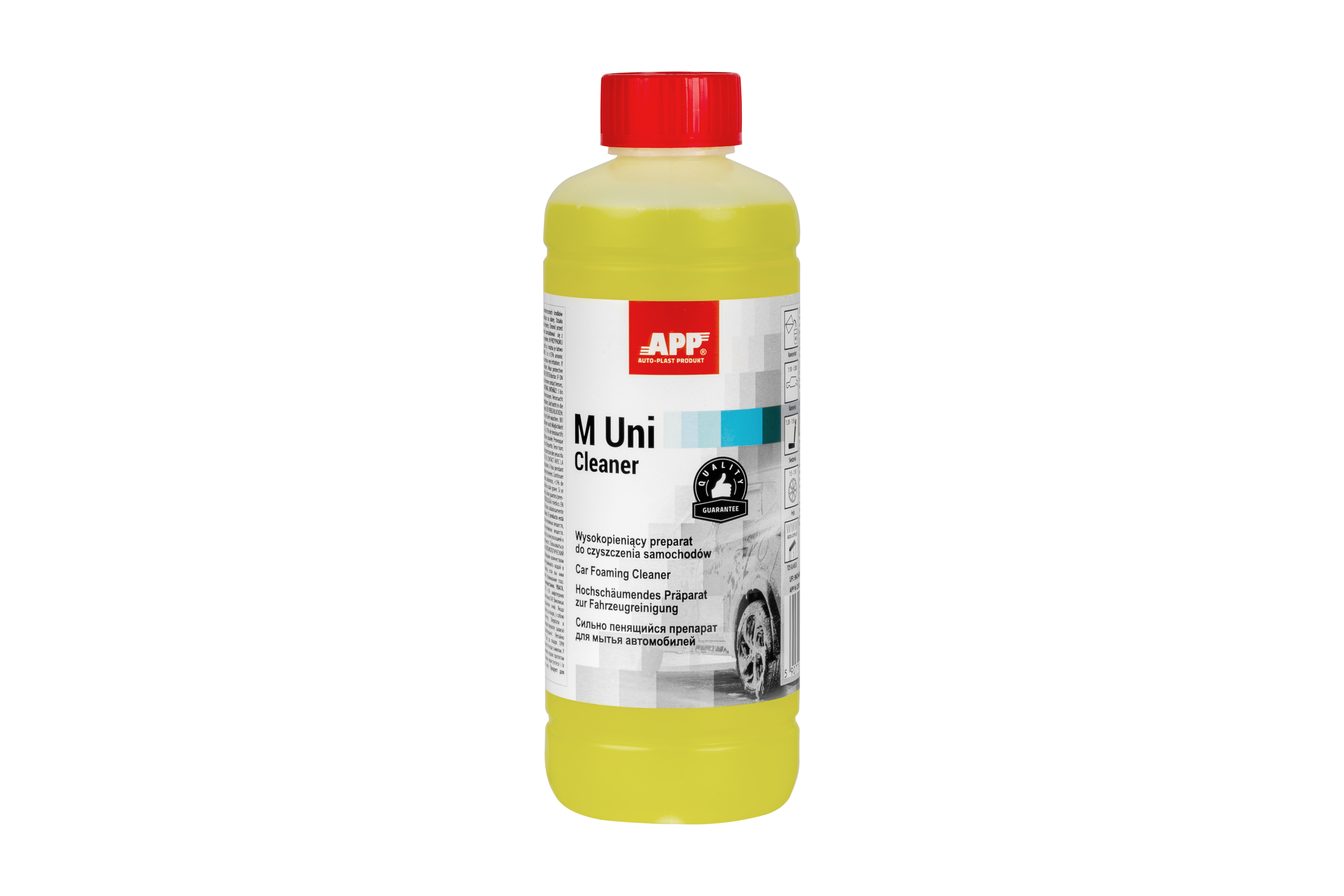 APP M UNI Cleaner - Wysokopieniący preparat do czyszczenia samochodów | 1,0 L